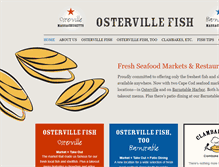 Tablet Screenshot of ostervillefish.net